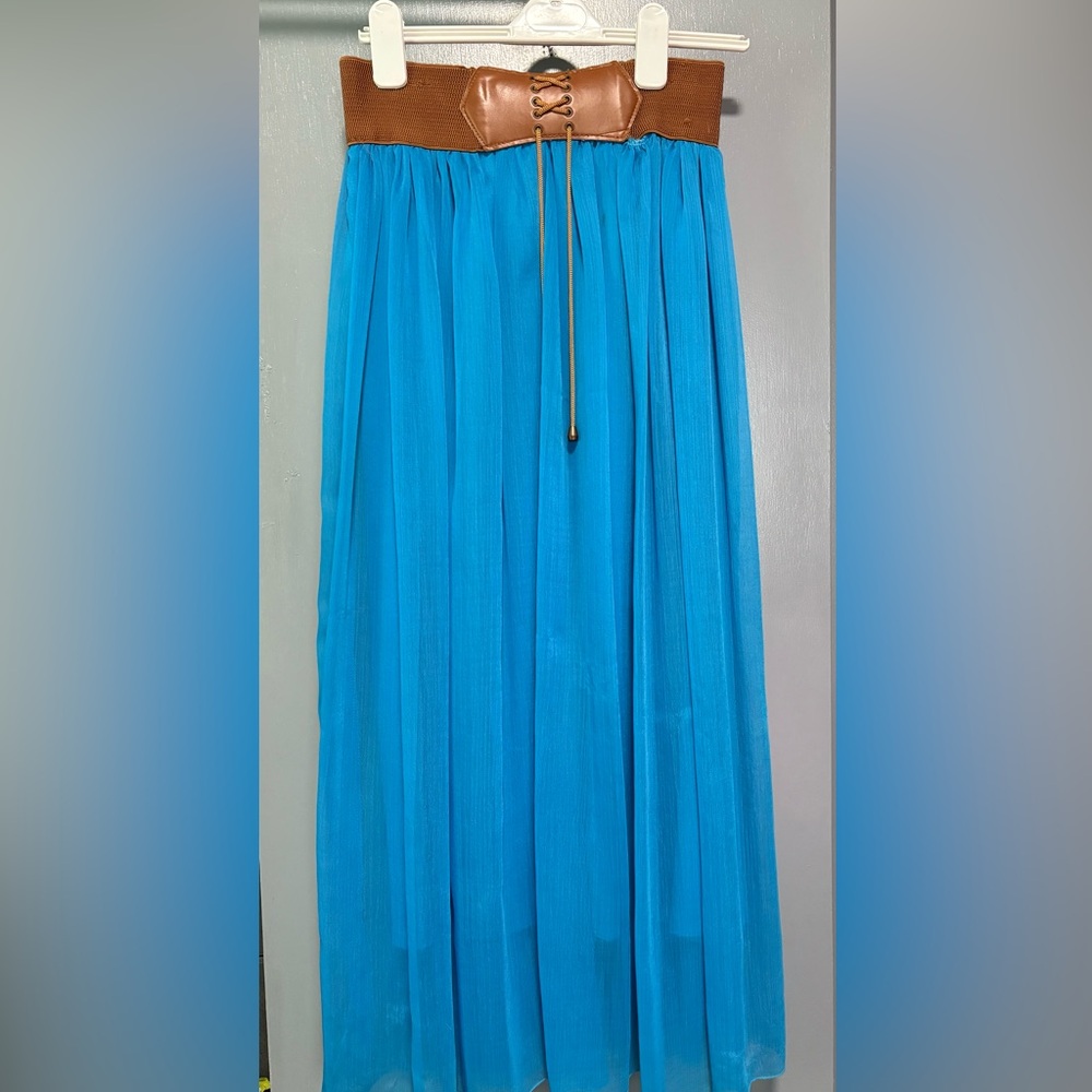 Elegant Blue Skirt